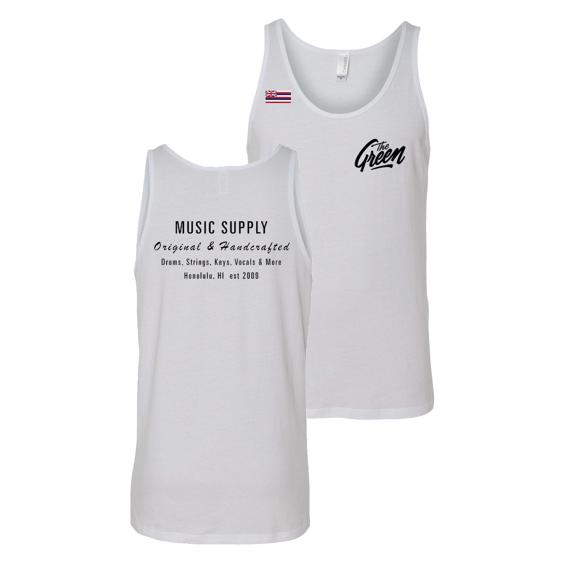Music Supply Tank (White)