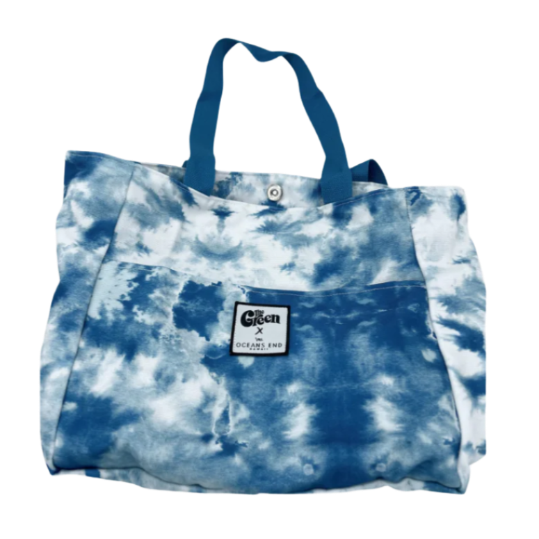 Blue Skies Tie Dye Tote Bag