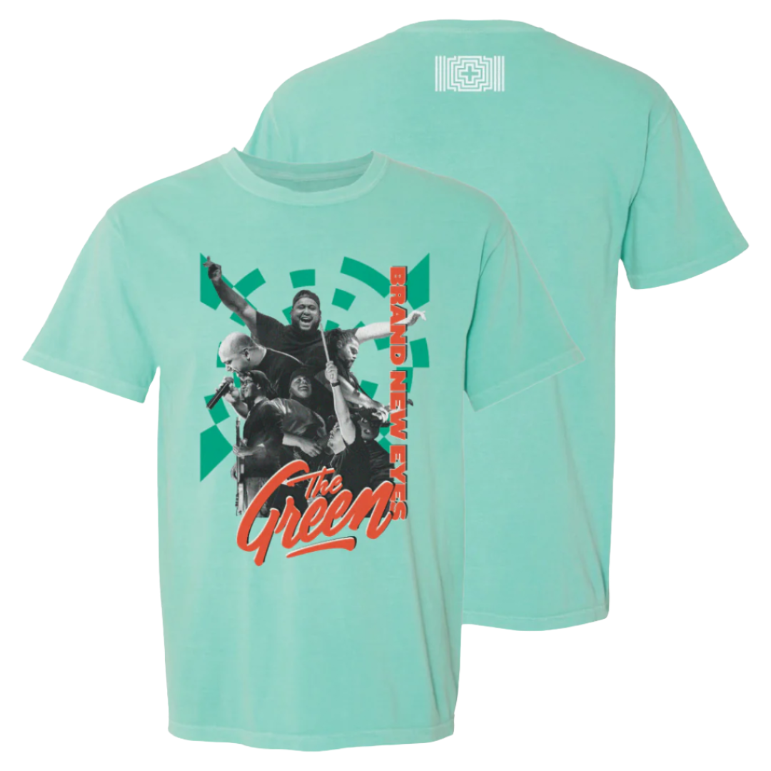 Brand New Eyes Tee (Mint)