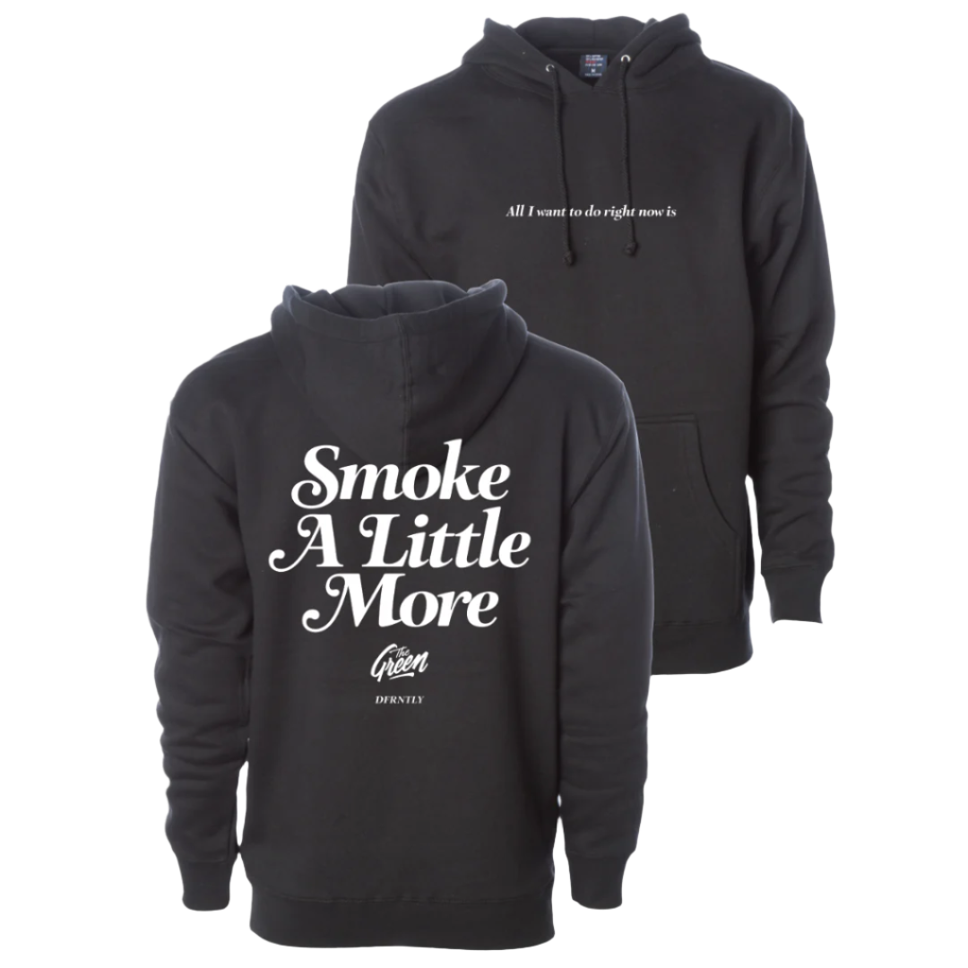 Smoke A Little More Hoodie (Black)