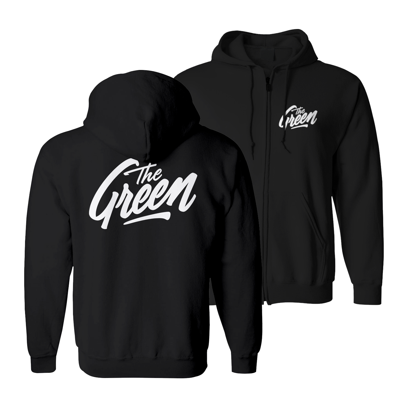 Staple Zip Hoodie – The Green