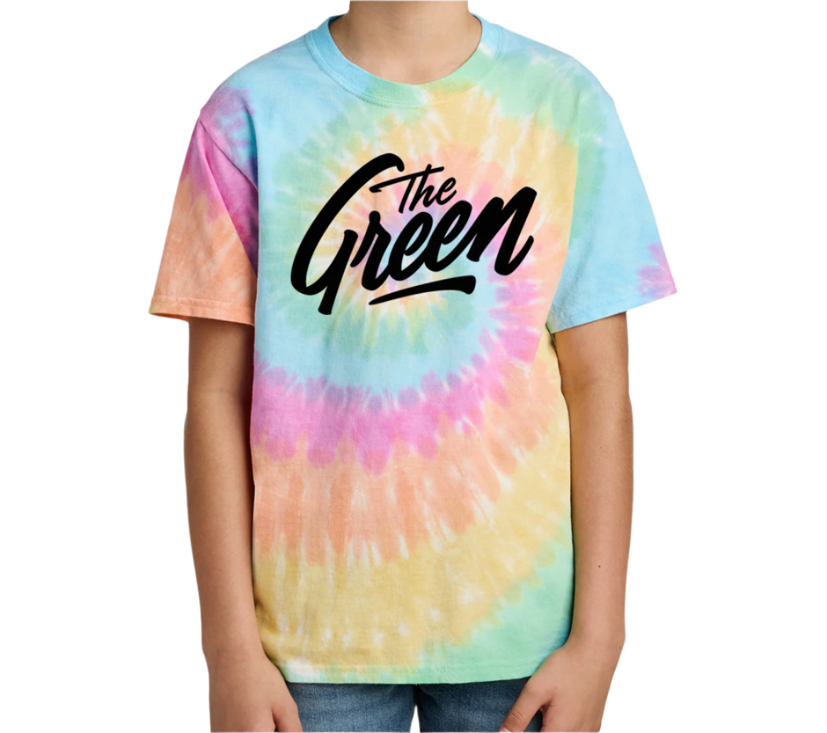 Youth Tie-Dye Logo Tee - Pastel