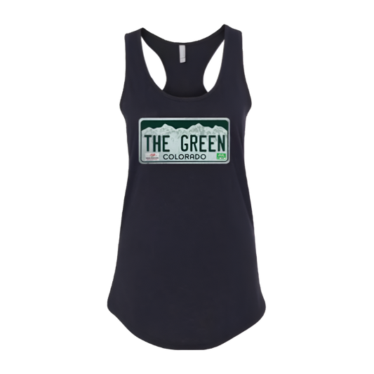 Women's Colorado Licence Plate Tank (Black) [XS Only]