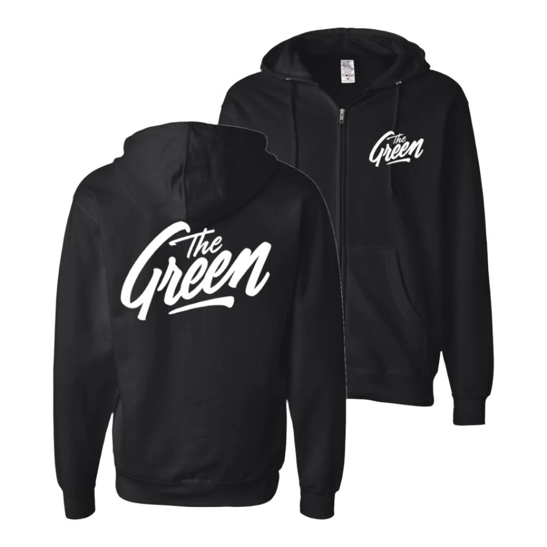 Logo Zip Hoodie (Black)