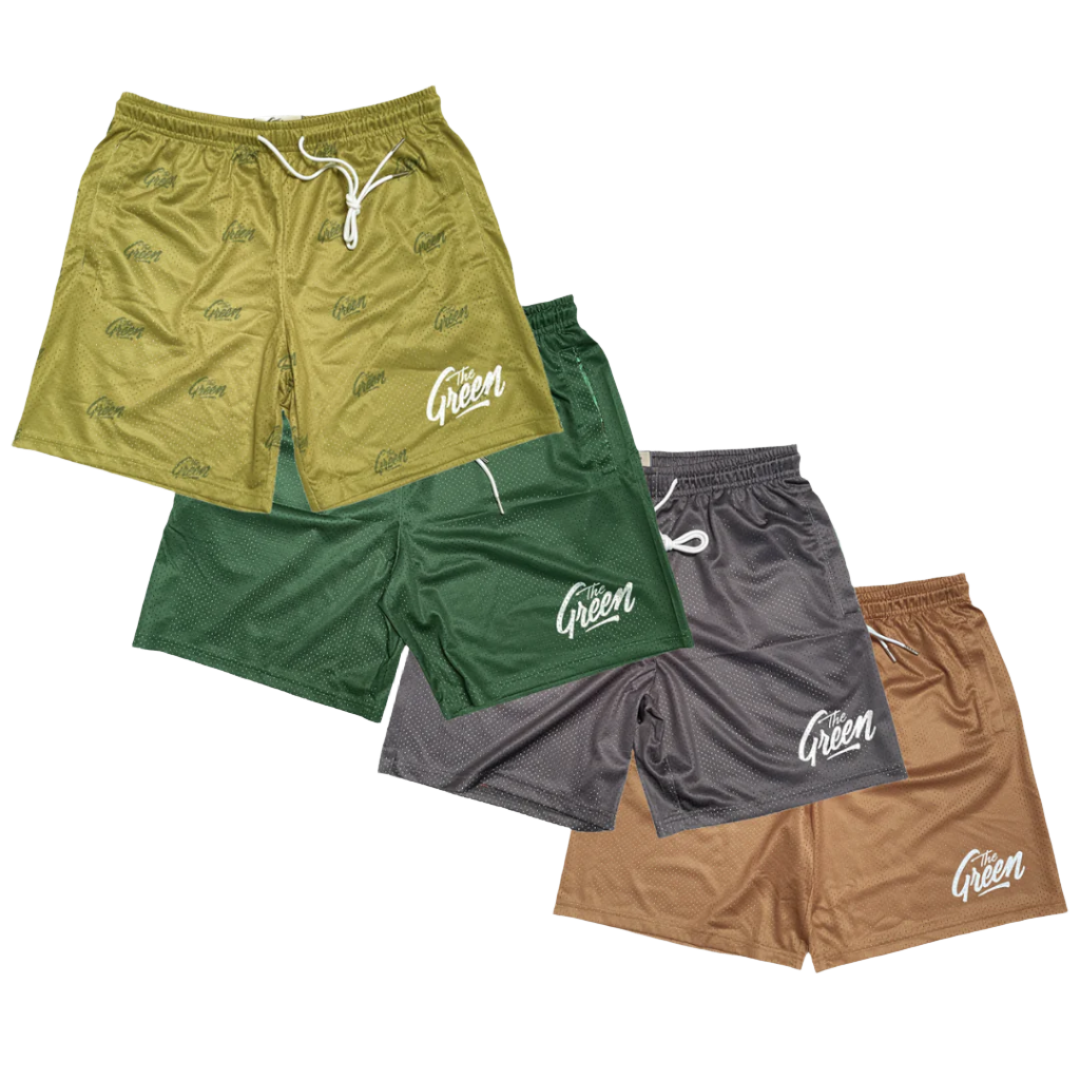 The Green x Thankful Mesh Shorts