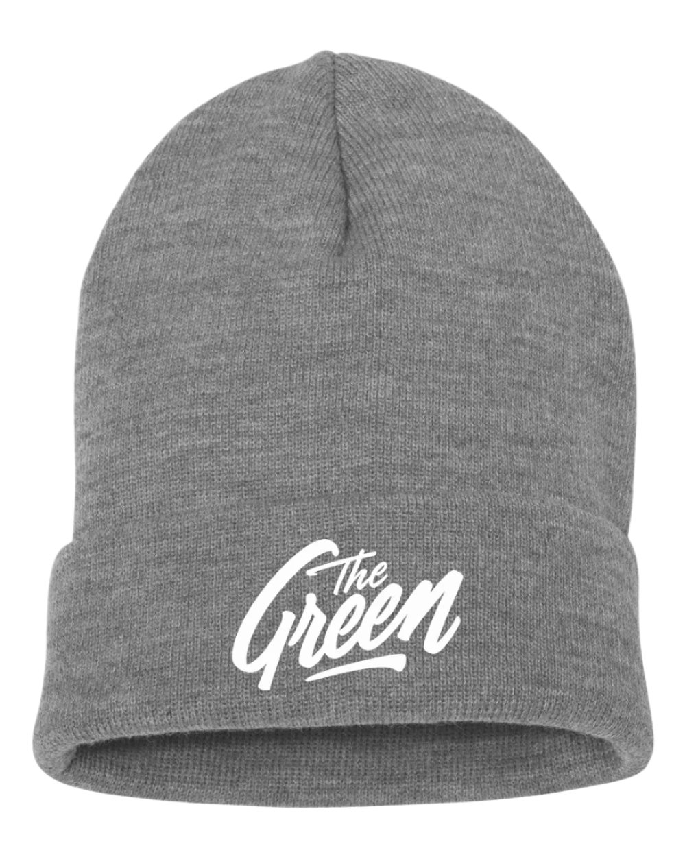 Embroidered Logo Beanie - Heather Grey