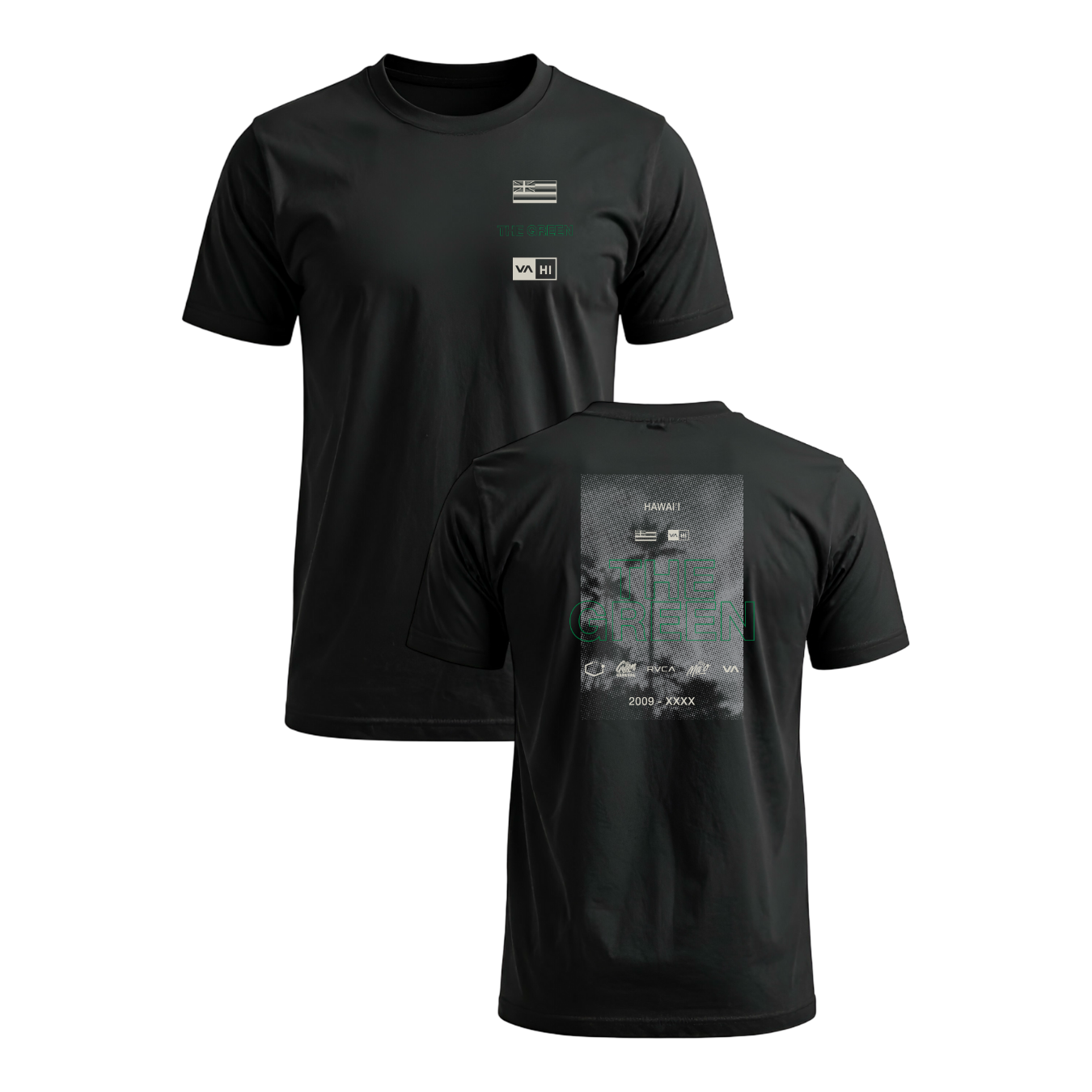 The Green x RVCA Collab Tee