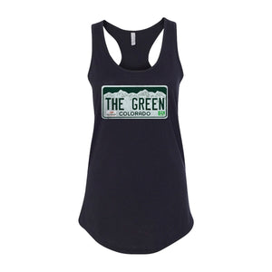 Women's Colorado Licence Plate Tank (Black) [XS Only]